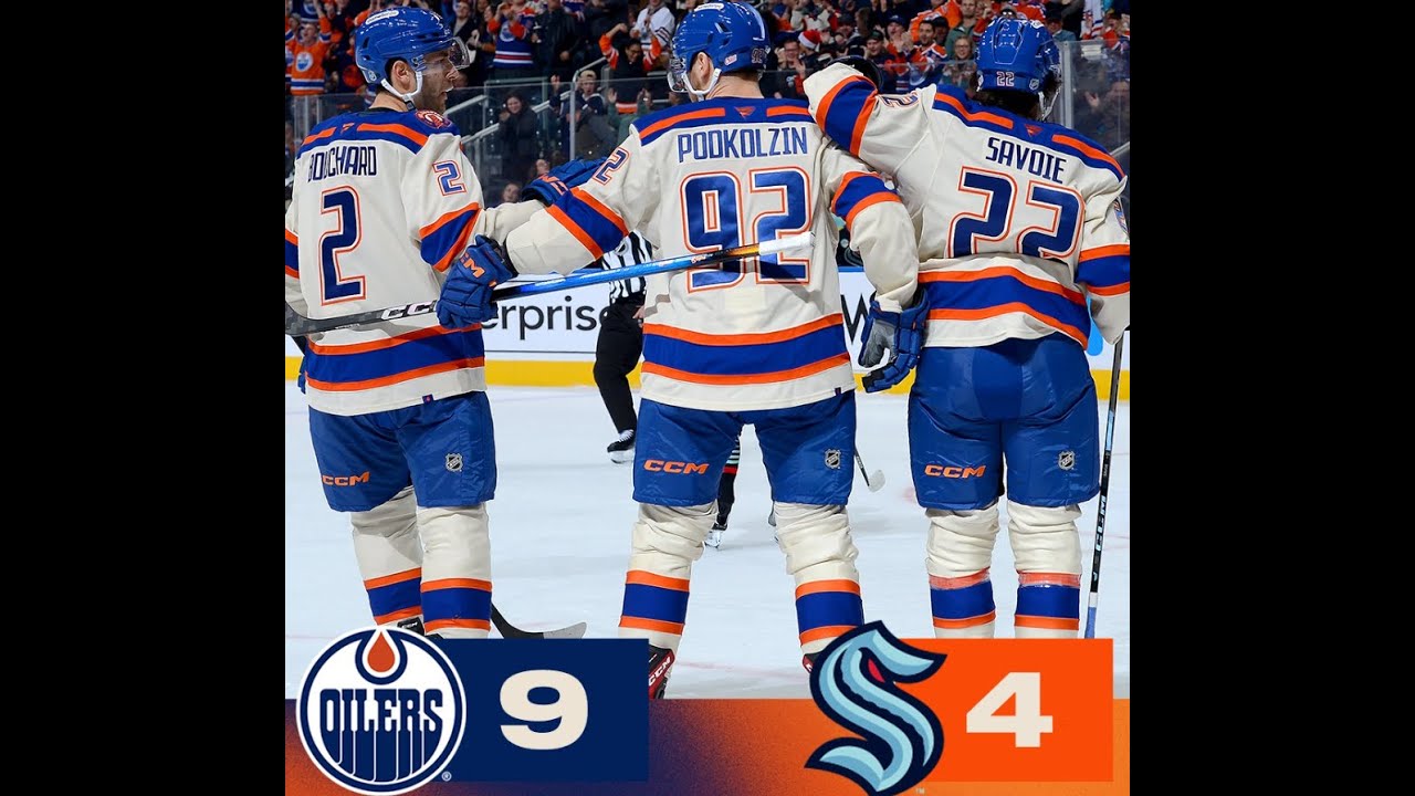 TOB - Game 28 - Nine Spot - Oilers 9, Kraken 4