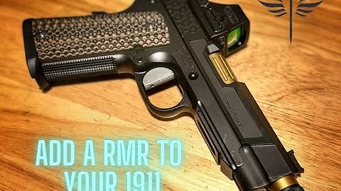 Adding an RMR to you 1911 ~ Milling your Slide