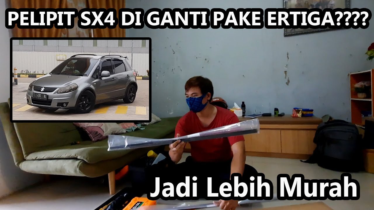 Tutorial Memasang Pelipit Mobil Suzuki SX4 Bagian Luar