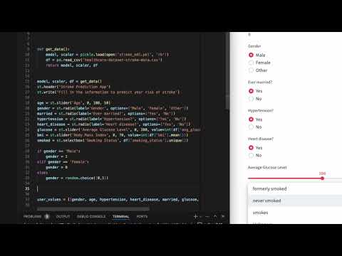 Stroke Prediction App Part 2 #technovation