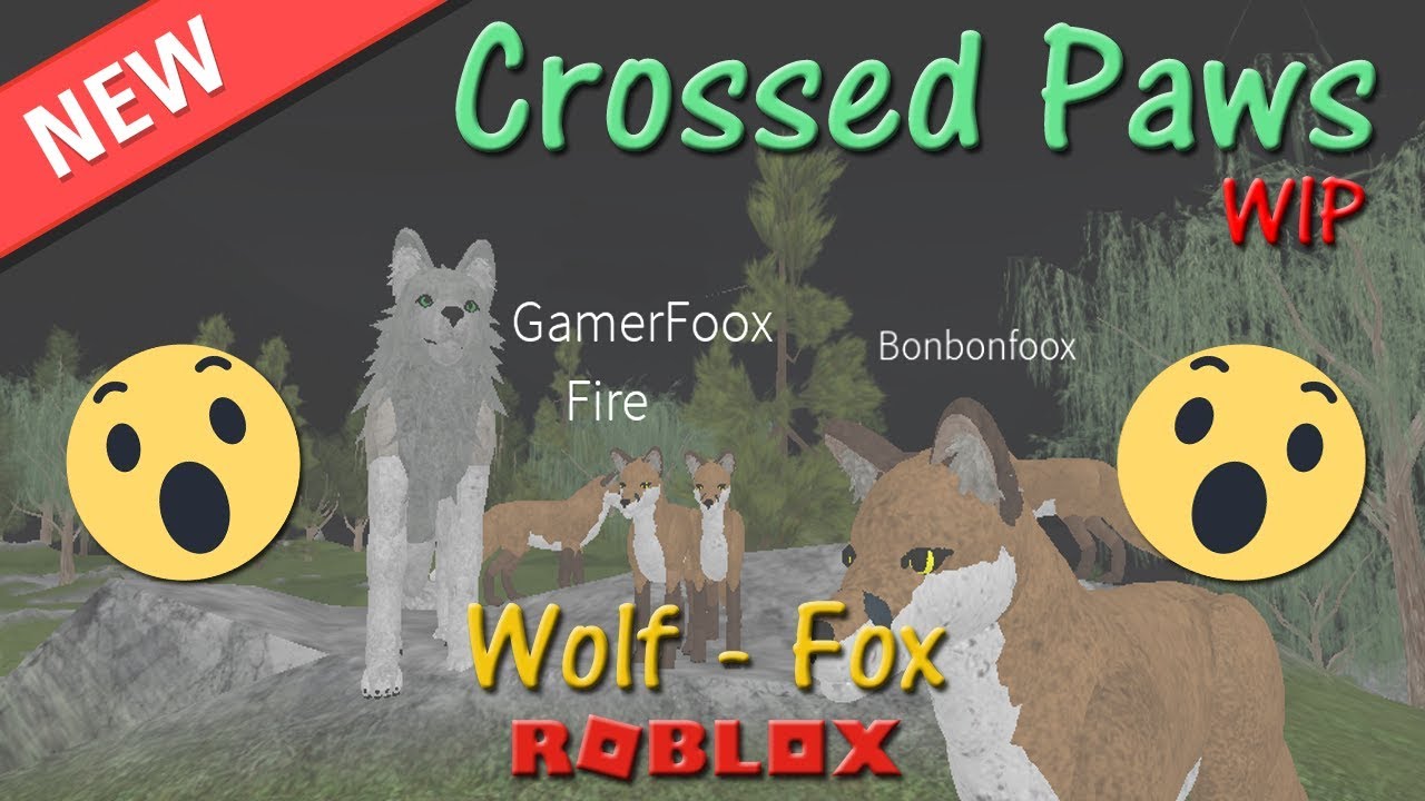 Roblox Crossed Paws Is Out Wip Hd - roblox crossed paws wip i met shyfoox phini hd