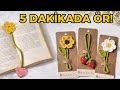 5 DAKİKADA ÖR, İster Kitap Ayracı yap, İster Arkadaşına hediye et.