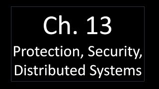 13 Protection, Security, Distributed Systems  | Operating Systems 作業系統 | Tei-Wei Kuo 郭大維