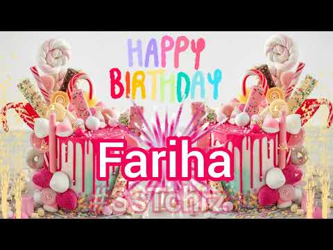 Happy Birthday Fariha | Video | HBD Song | Happy B-Day | WhatsApp Status