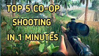 TOP 5 low end split screen/co op shooting game/versus pc games in just 1 minutes