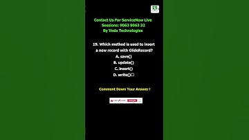 Contact Us For ServiceNow Live Sessions & Interview Support Hr Team : 9063 9063 32