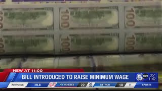 Bill introduced to raise minimum wage