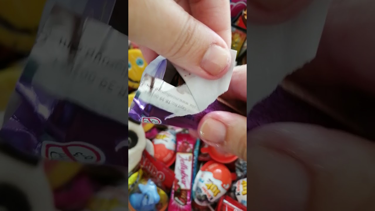 Lot's of candies splash, Candy ASMR, 