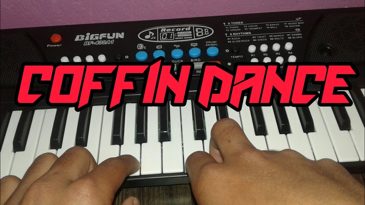 HOW TO PLAY COFFIN DANCE ON PIANO KIVABE PIANO TE COFFIN DANCE PLAY