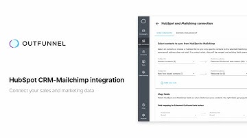 HubSpot CRM and Mailchimp integration: connect your sales and marketing data with Outfunnel