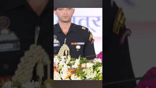 Adc major rishabh singh sambyal with president mam #adc #army #president