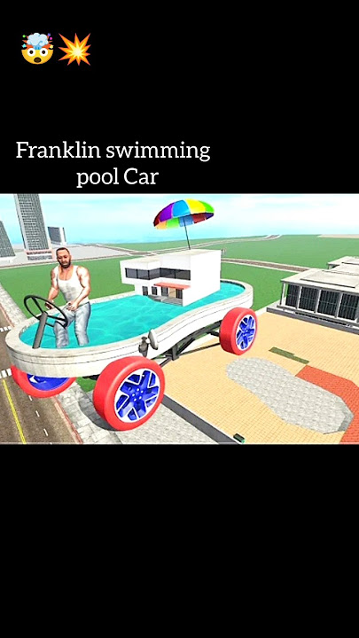 Franklin Found Secret Swimming Pool Car 😱 | Hidden GTA 5 Mission in Indian Bike Driving 3D!