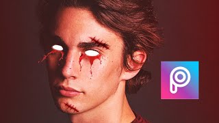 Amazing Photo editing | Picsart horror tutorial editing screenshot 5