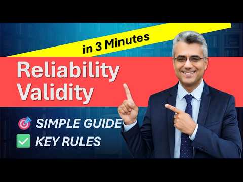 🎓 Reliability vs Validity (Simple Examples + Key Rules) ✅💪