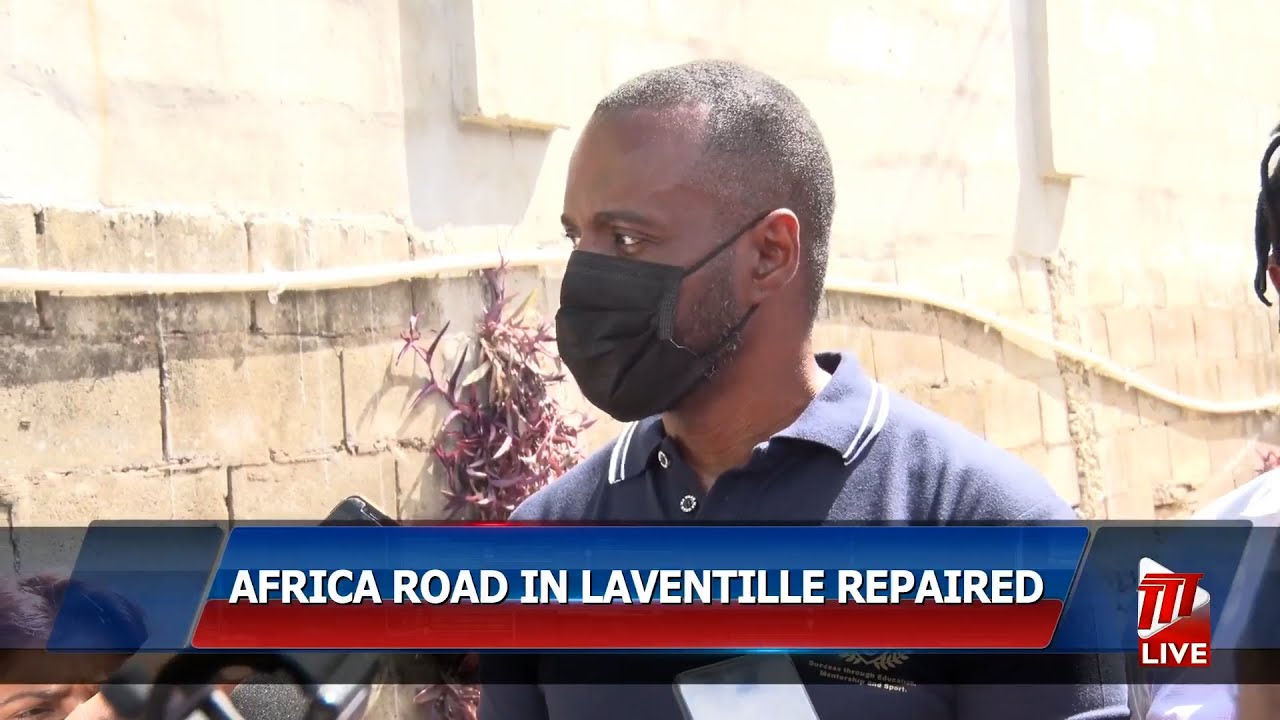 Africa Road In Laventille Repaired