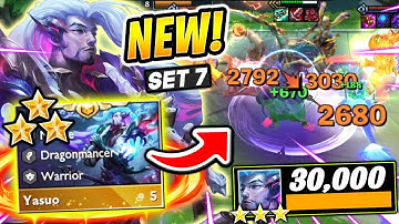 NEW SET 7 YASUO 3 STAR BROKEN GAMEPLAY?! - Teamfight Tactics I TFT Comps Strategy PBE Reveal Guide