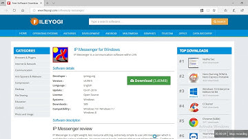 How to Download ip messenger