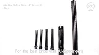 MacDev Shift 6 Piece 14" Barrel Kit - Black - Visual 360
