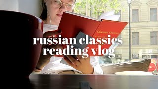 chilling with pushkin and turgenev | Reading Vlog