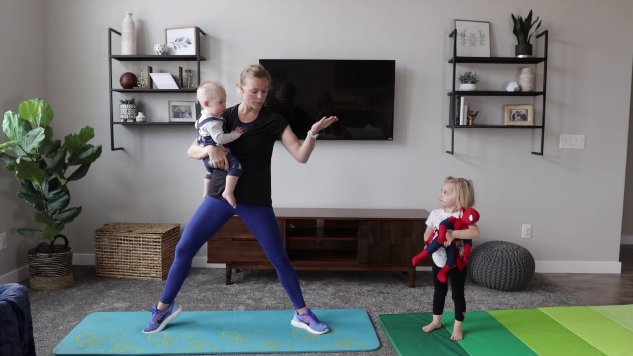 Baby and Me Workout #3 Total Body Strength with Bursts of Cardio