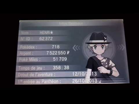 Pokemon Y Full Pokedex Complete All 718 Pokemon 