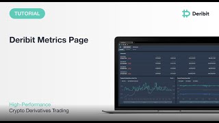 Introduction To Deribit Metrics Page