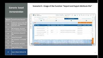 Scenario 08 - Using Function of  “Import & Export Attribute File” 場景8 - 利用 “導入導出文件屬性”  功能