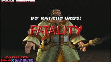 Mortal Kombat Deception: Bo Rai Cho Guía de Combo+Fatalitys y Hara Kiri+Ending