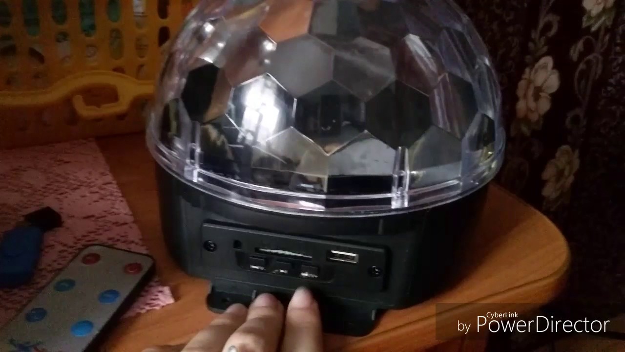 Покупка -октябрь 2016.  LED Magic Ball Light . Светодиодный магический шар☺☺☺