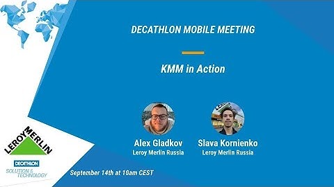 Kotlin Multiplatform Mobile in Action. Decathlon Meetup [Live, Eng] / Mobile Developer