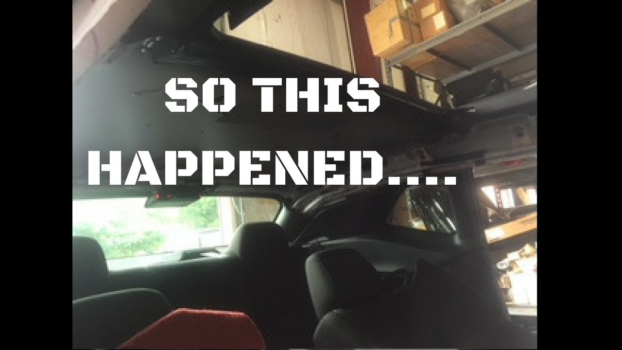 Sunroof mod goes wrong/Need help on a mod choice!!! YouTube
