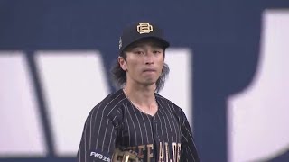 12回表】ヒットにさせない快足!! バファローズ・福田周平の