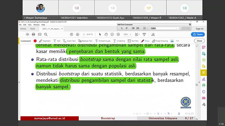 Apa fungsi dari resampling model untuk pembatasan estimasi