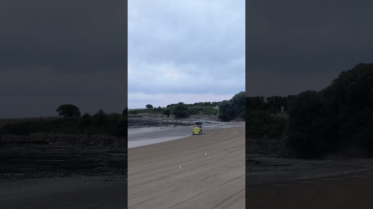 Whitmore Bay Sand Rake In The Early Morning