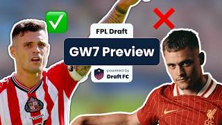 Draft FPL Hidden Gems for GW7