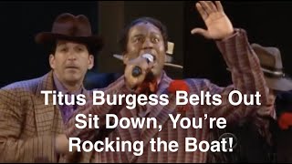 Sit Down, You're Rocking the Boat