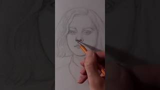 تعلم رسم و تظليل البورترية خطوة بخطوة بدون دمج تعليم_الرسم رسم shortsvideo