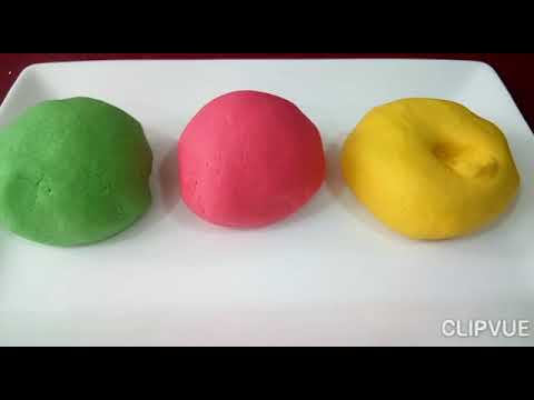 فيديو: طريقة عمل عجينة ملونة