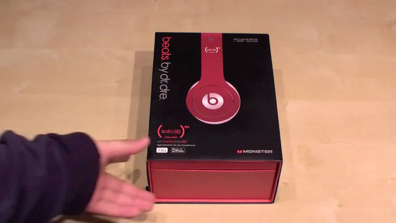 beats solo hd product red