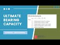 Ultimate Bearing Capacity | FE CIVIL SOIL MECHANICS