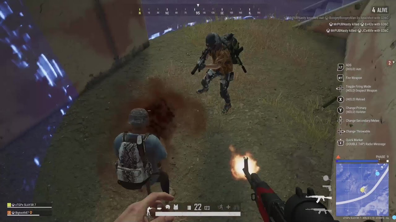 PUBG-  Bigtooth87 & xTGPx SLAY3R 7 Dinner Time