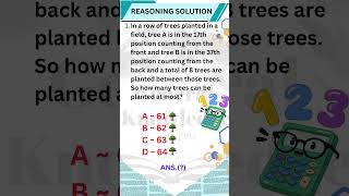 Top Reasoning solution GK #maths #reasoning #prelims #upsc #gk #gkquestion #gkquiz #mcq #sorts