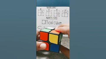 2x2x2 cube trick😝#official cuber#viral video#trending short#shorts