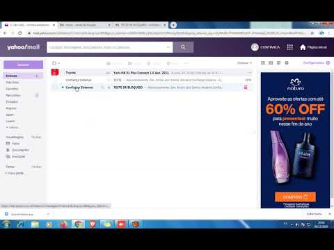 Como Bloquear E-MAILs de Remetentes Indesejados no YAHOO