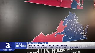 Virginia redistricting debate continues following SCOVA ruling against the Democrat-backed measure