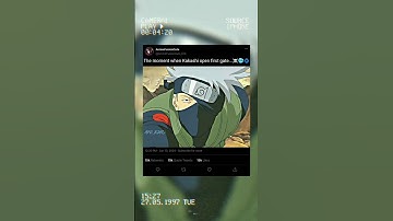 WHEN KAKASHI OPENED FIRST GATE 🥶 #anime #shorts #naruto #kakashi #edit