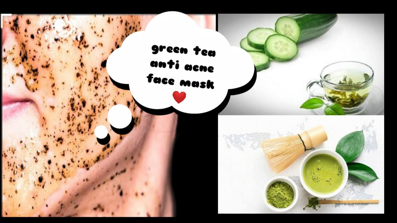 Matcha green tea Anti_acne face mask ️ YouTube