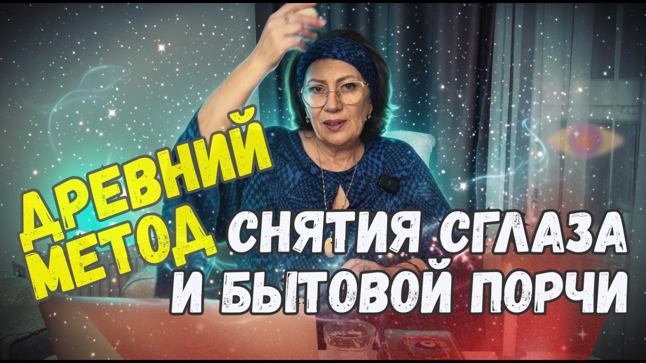 Древний метод которы работает, для снятия сглаза и бытовой порчи