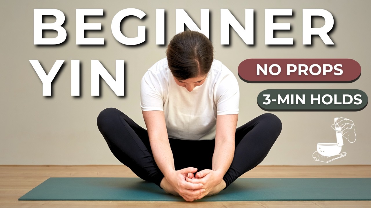 Yin Yoga for Beginners 30 minutes | No Props - YouTube