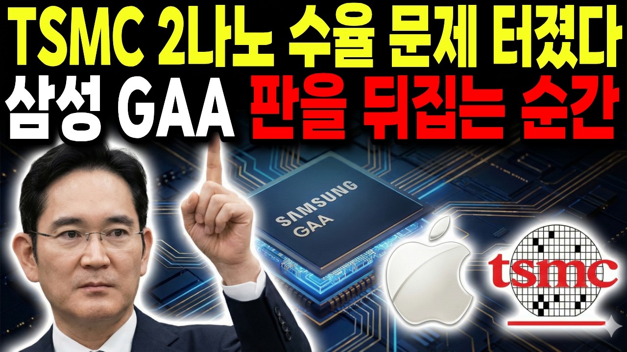 TSMC 회장도 인정한 실수! 삼성전자 2나노 GAA 기술, 애플이 주목하는 결정적 이유